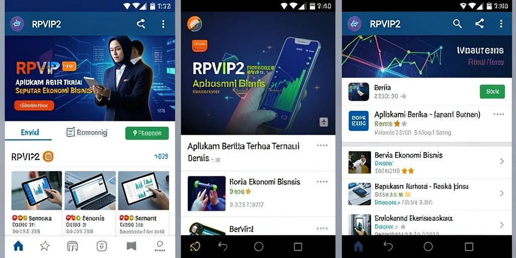 Antarmuka RPVIP2 menampilkan berita dan analisis ekonomi terbaru.