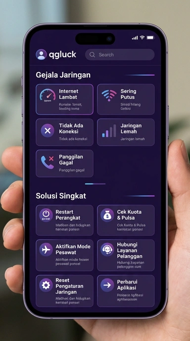 Tampilan link alternatif qgluck